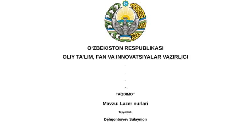 Lazer nurlari 1
