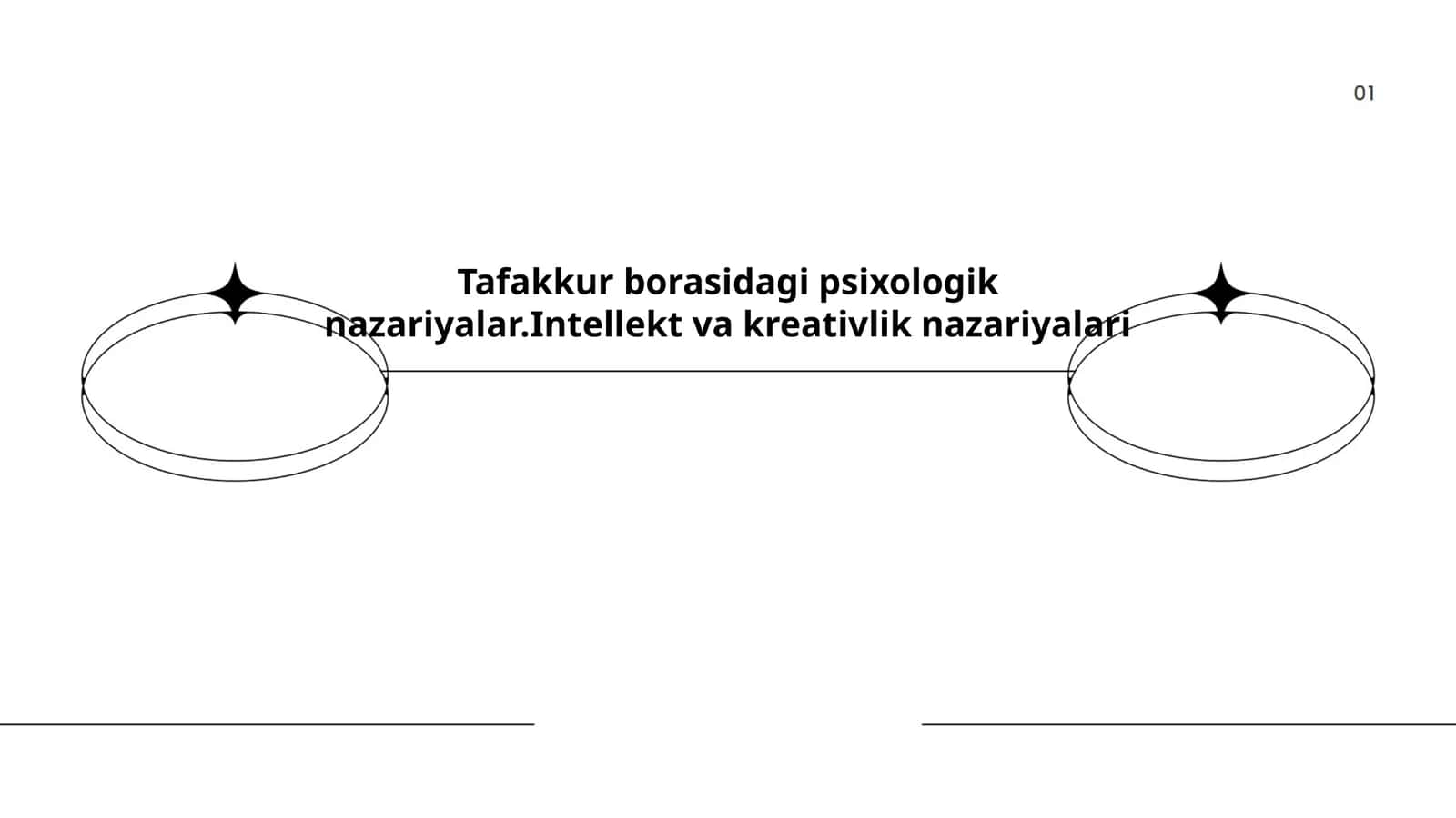 Tafakkur borasidagi psixologik nazariyalar.Intellekt va kreativlik nazariyalari 1