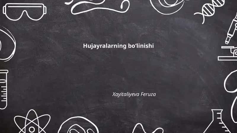 Mitozning bosqichlari 1