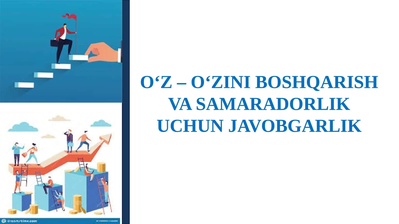 O‘Z – O‘ZINI BOSHQARISH VA SAMARADORLIK UCHUN JAVOBGARLIK 1