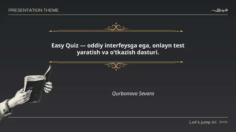 Easy Quiz 1