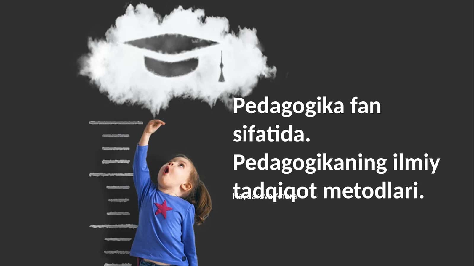 Pedagogika fan sifatida 1