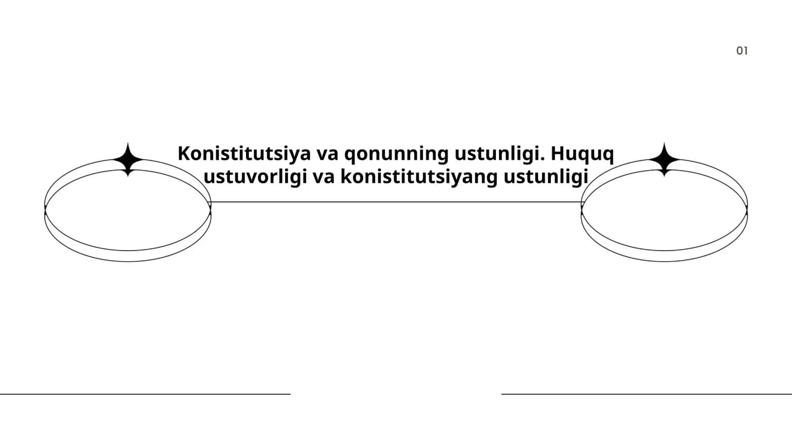 Konistitutsiya va qonunning ustunligi. Huquq ustuvorligi va konistitutsiyang ustunligi 1