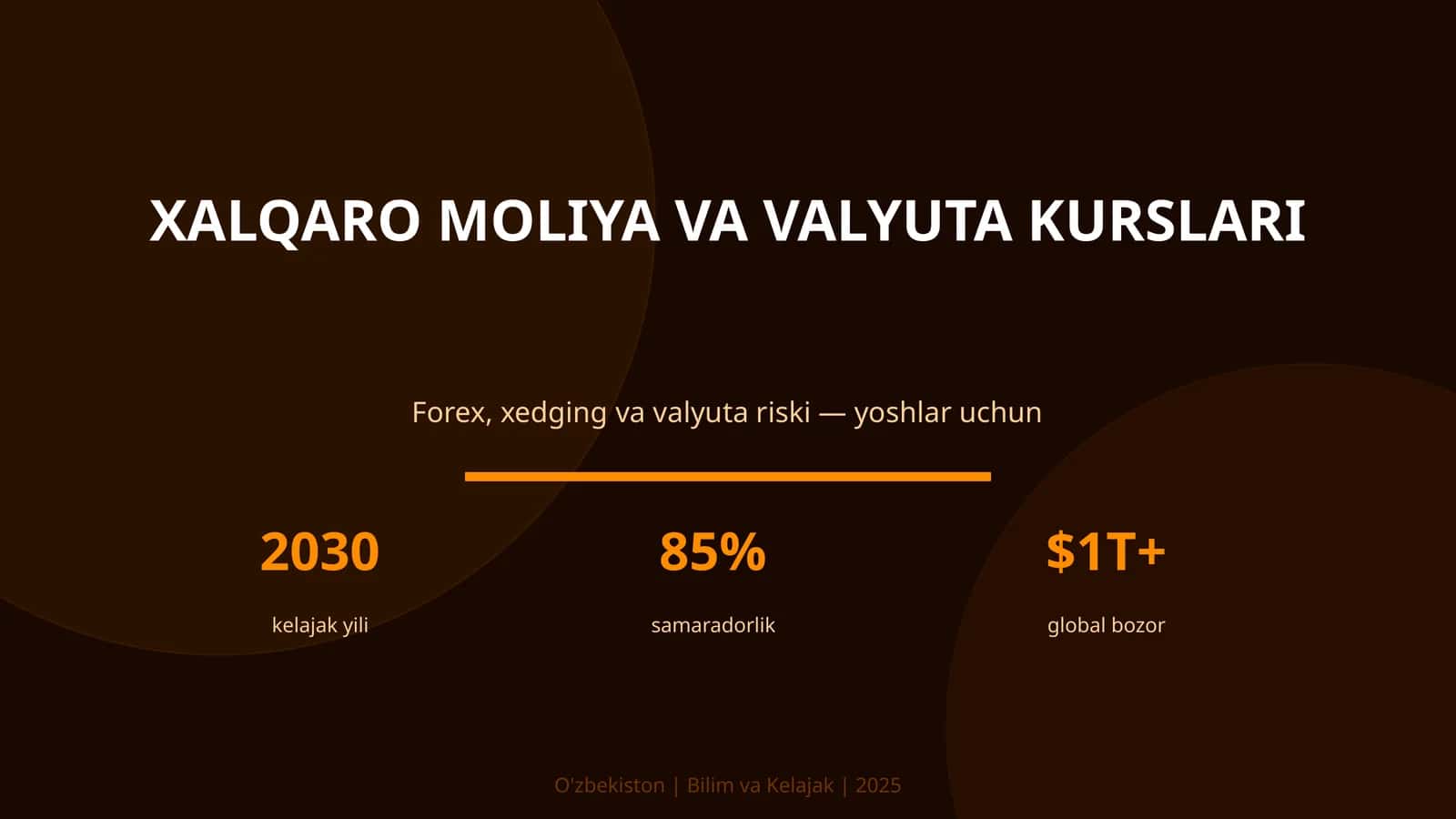Xalqaro moliya va valyuta kurslari 1