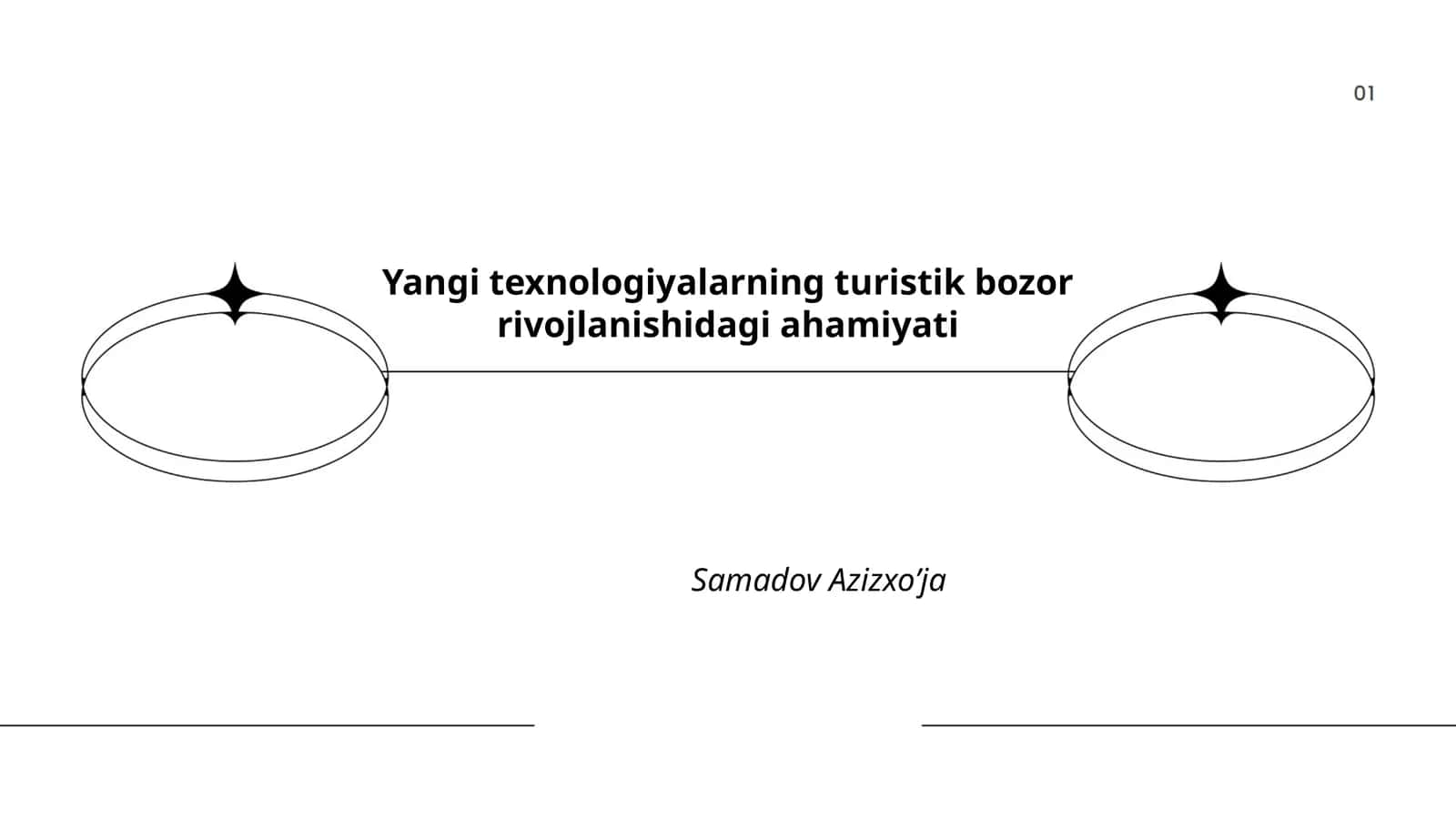 Yangi texnologiyalarning turistik bozor rivojlanishidagi ahamiyati 1