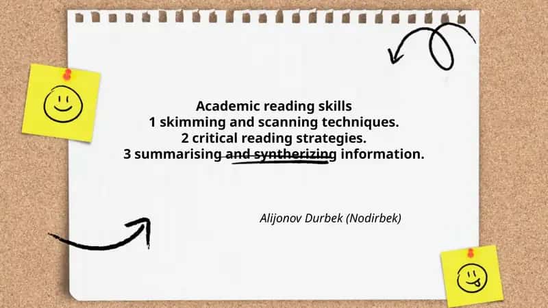 Academic reading skills 1
