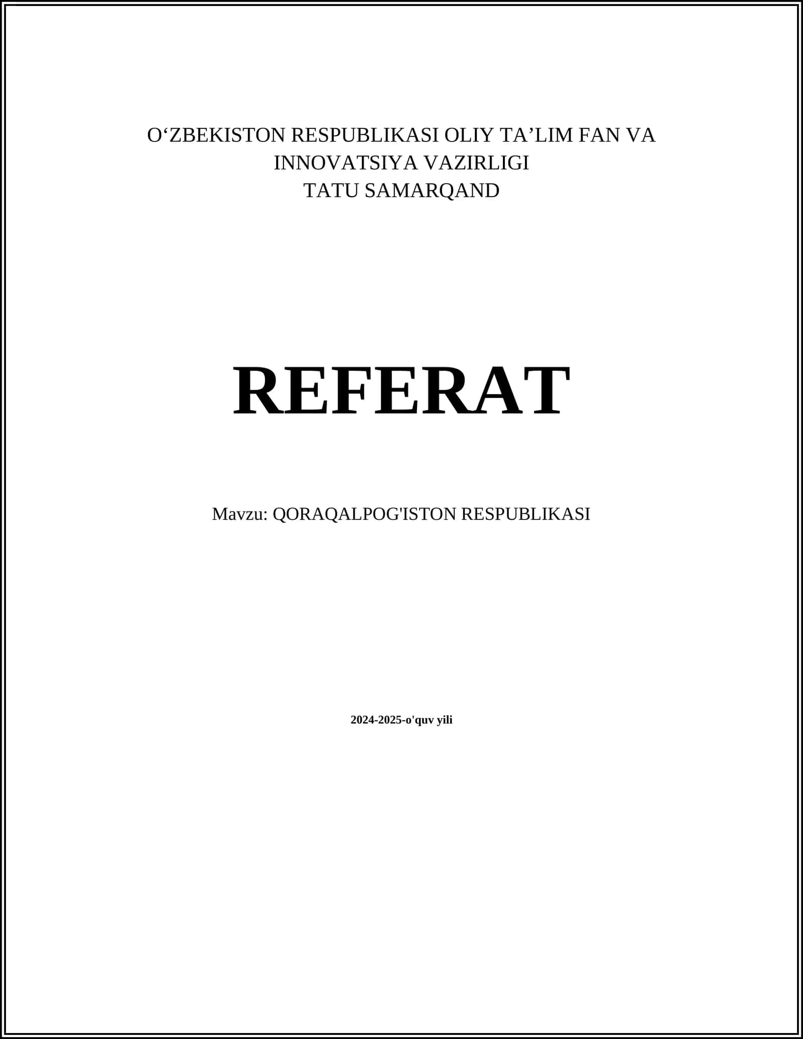 Qoraqalpoq Tarixi 1