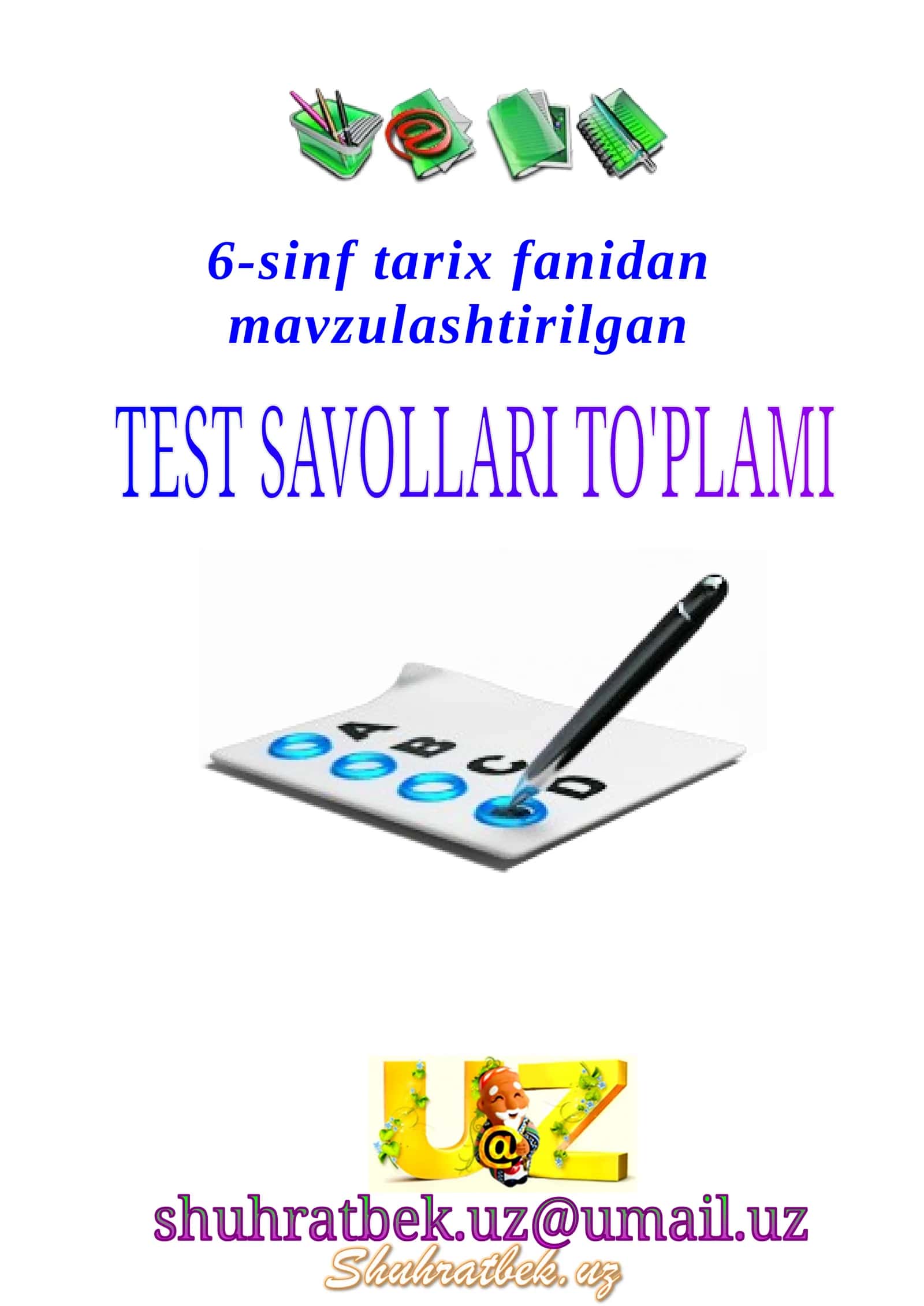 6-sinf tarix fanidan mavzulashtirilgan 1