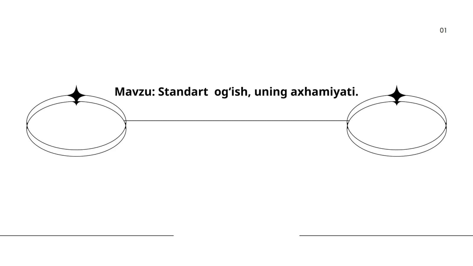 Standart og‘ish 1
