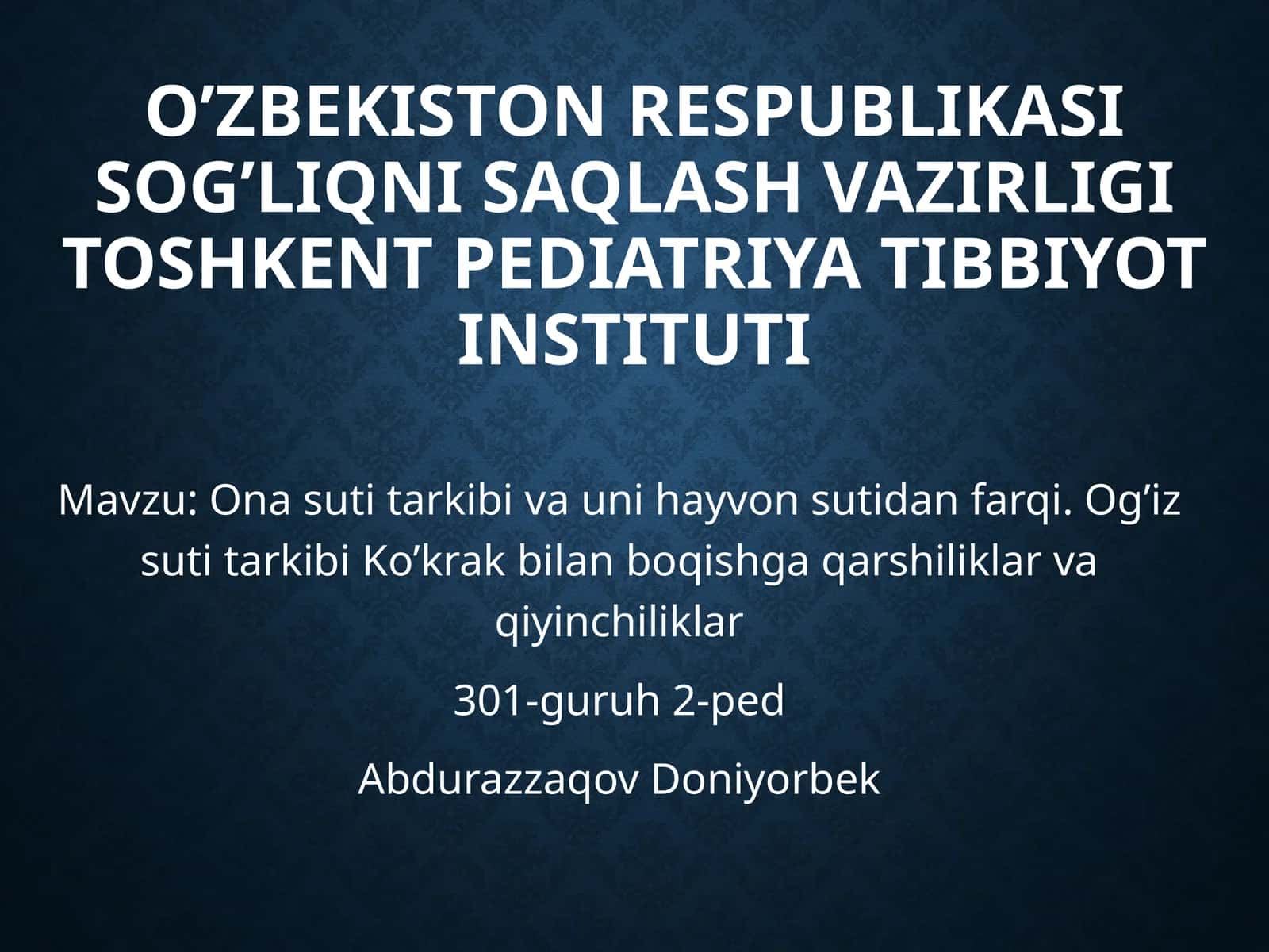 Ona suti tarkibi va uning hayvonsuti dan farqi 1