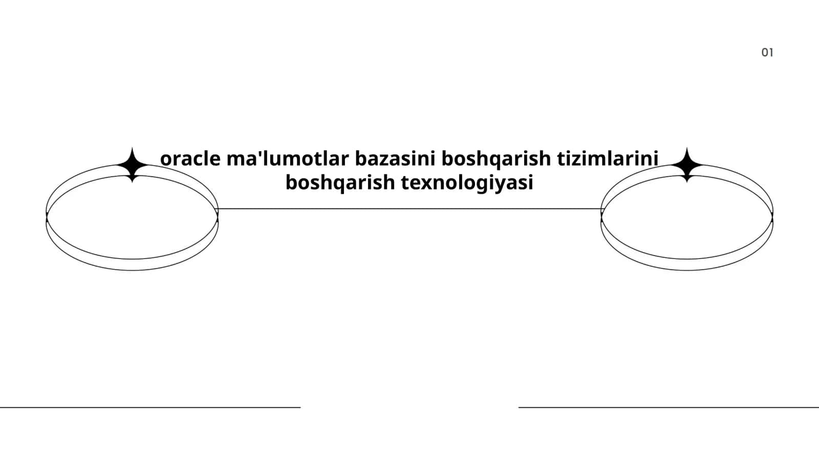 Oracle ma'lumotlar bazasi arxitekturasi 1