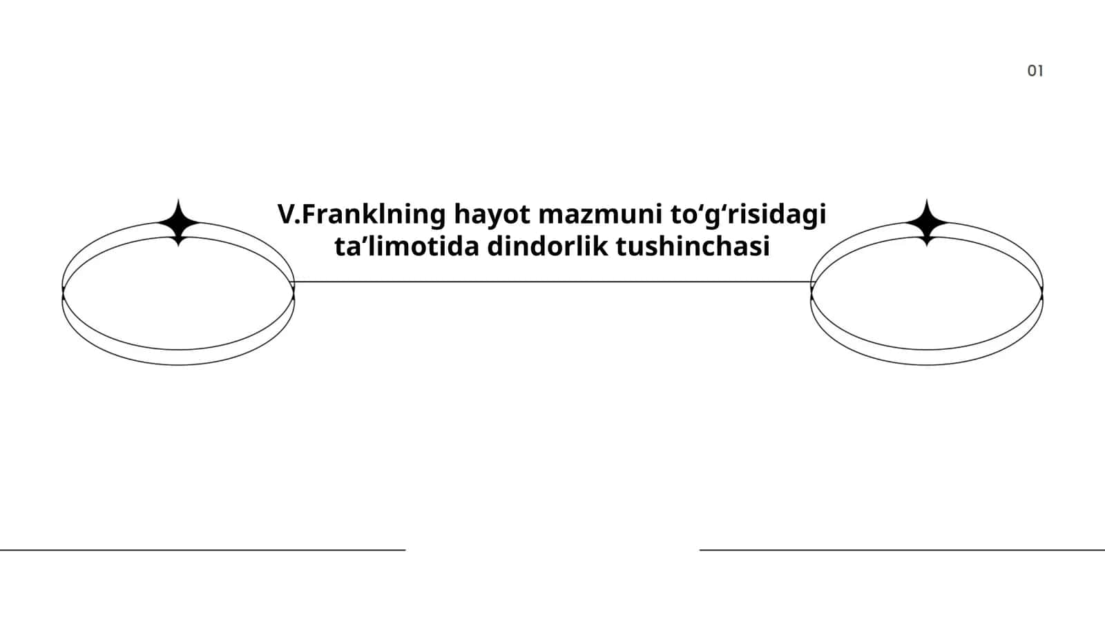 V.Franklning hayot mazmuni toʻgʻrisidagi taʼlimotida dindorlik tushinchasi 1