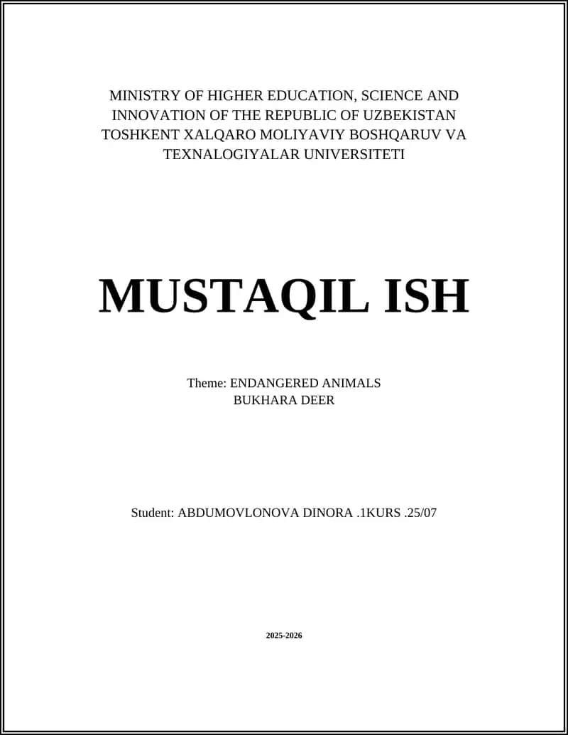 Bukhara Deer Research 1