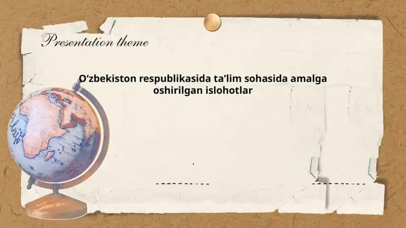 Ta'lim tizimini modernizatsiya qilish va boshqaruv islohotlari 1