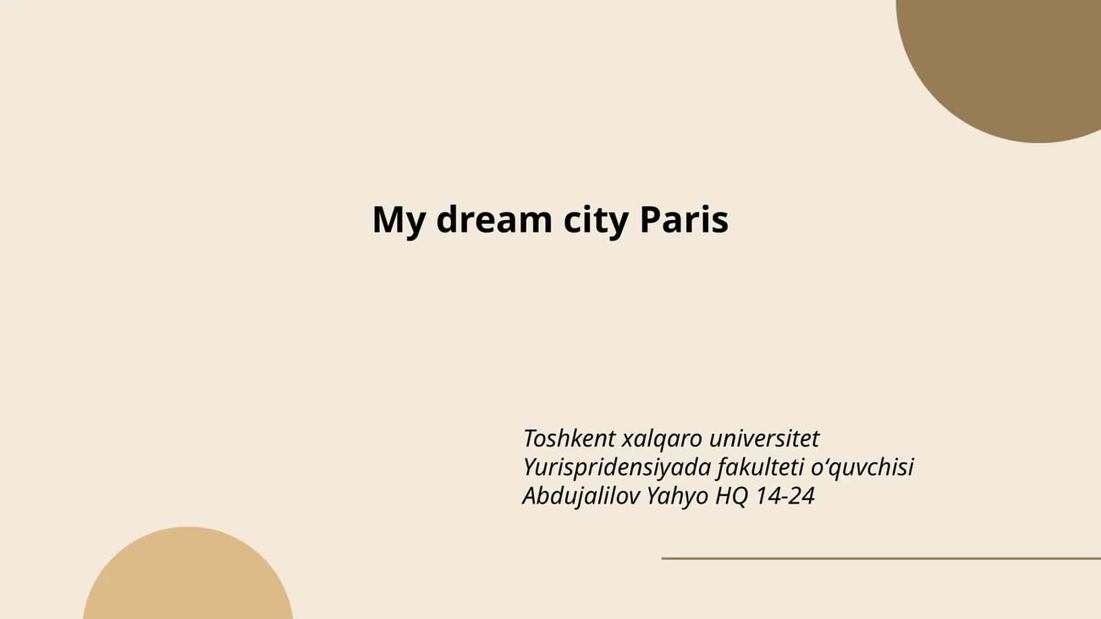 History of Paris 1