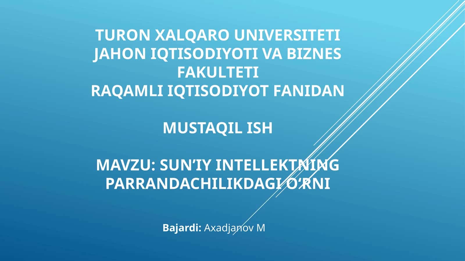 SUN’IY INTELLEKTNING PARRANDACHILIKDAGIO‘RNI 1