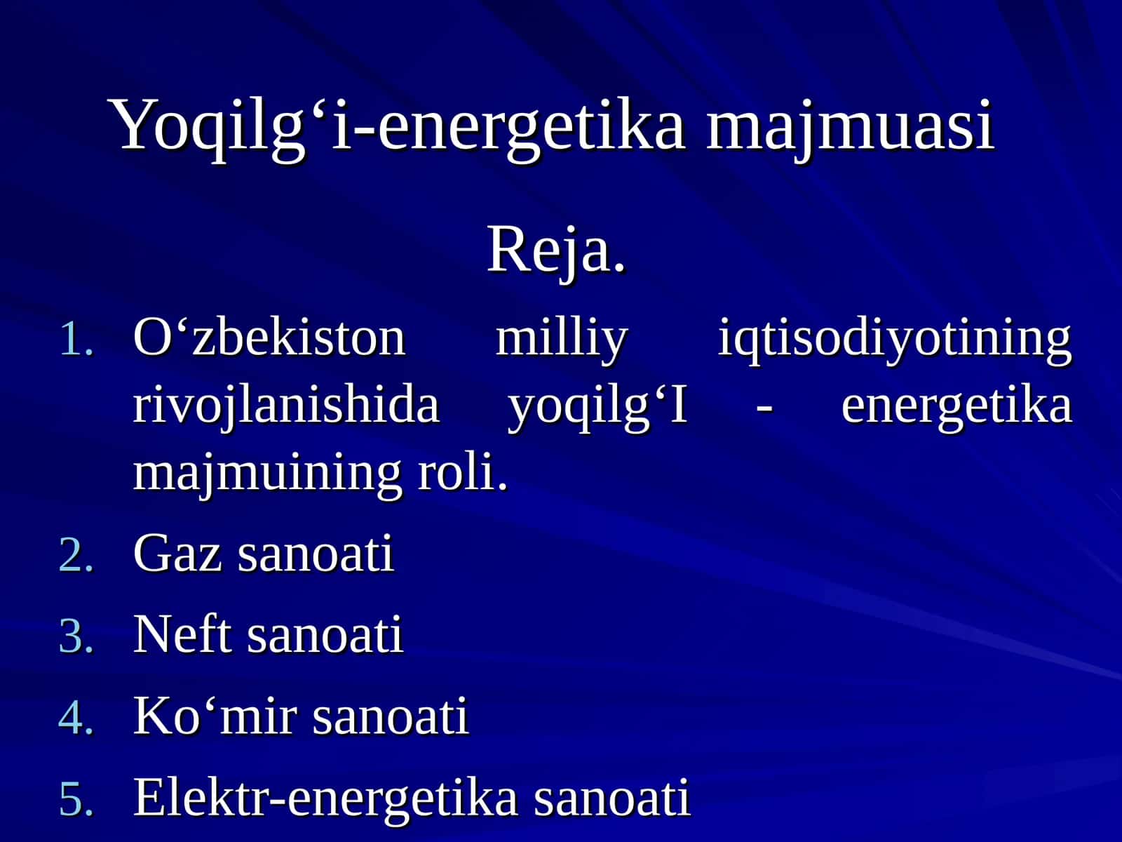 Yoqilg‘i-energetika majmuasi 1