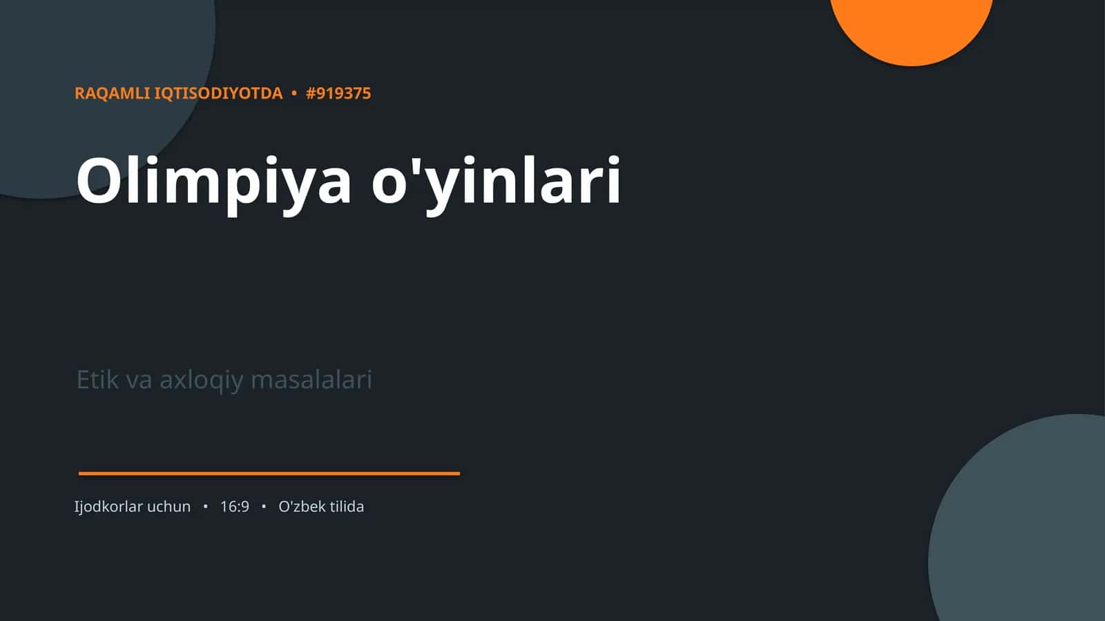 Olimpiya o'yinlari 1