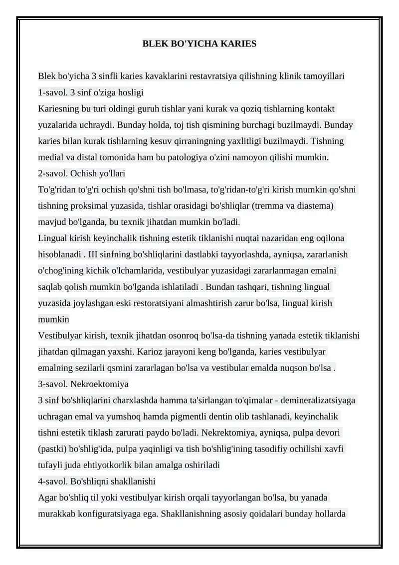 Karies 1