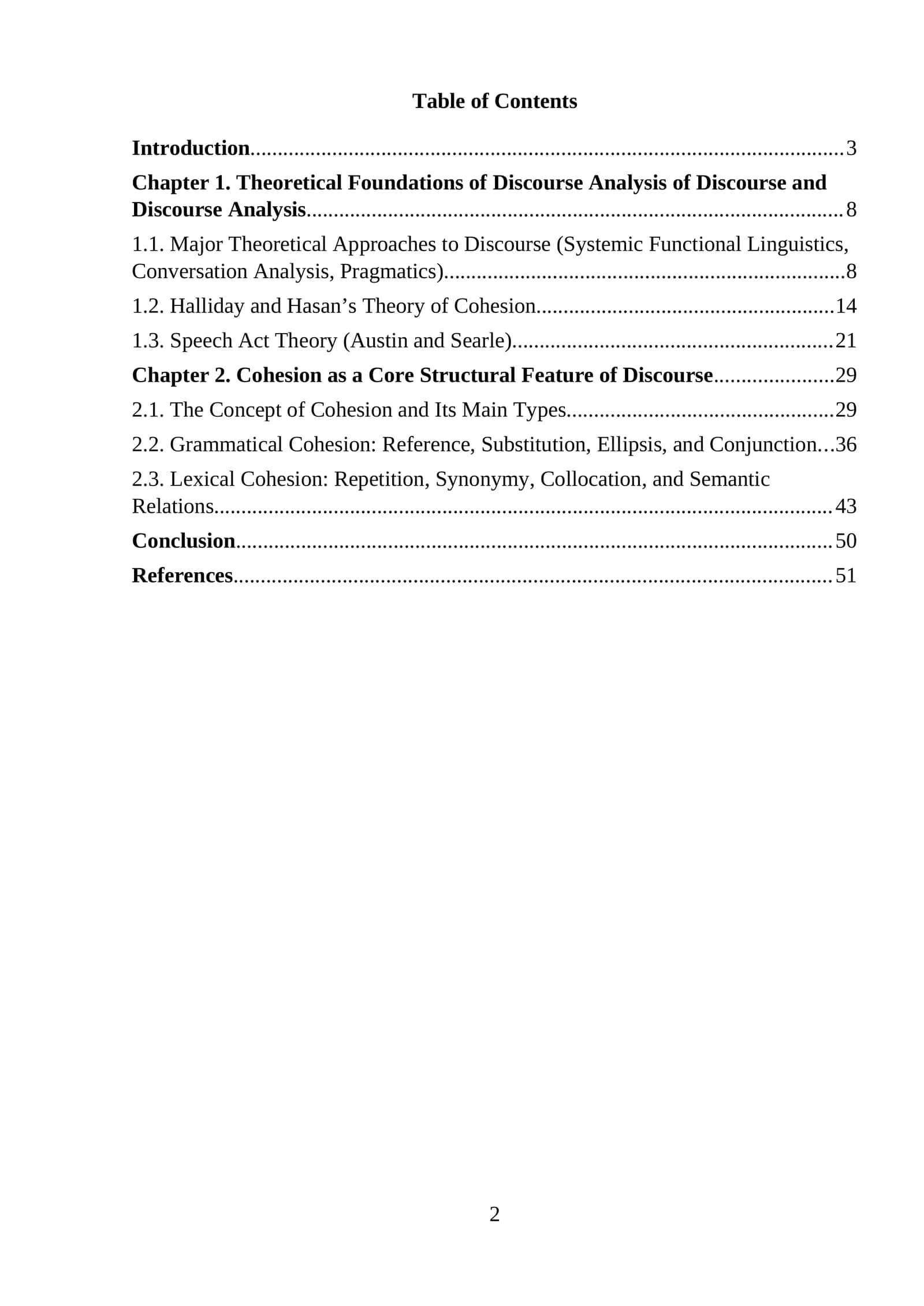 Theoretical Foundations of Discourse Analysis 1