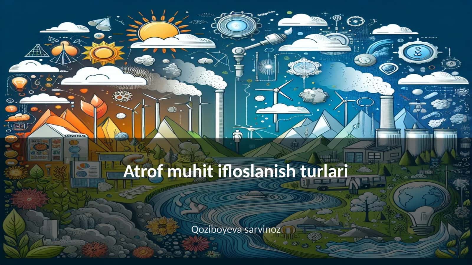 Atrof muhit ifloslanish turlari 1