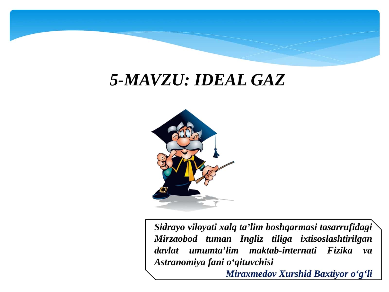 IDEAL GAZ 1