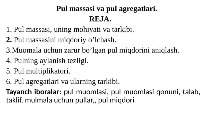 Pulmassasi va pulagregatlari 1