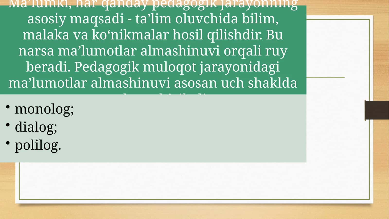 TA’LIM JARAYONIGA TEXNOLOGIK YONDOSHIV 1
