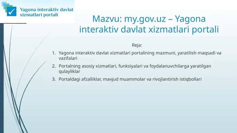 my.gov.uz – Yagona interaktiv davlat xizmatlari portali 1