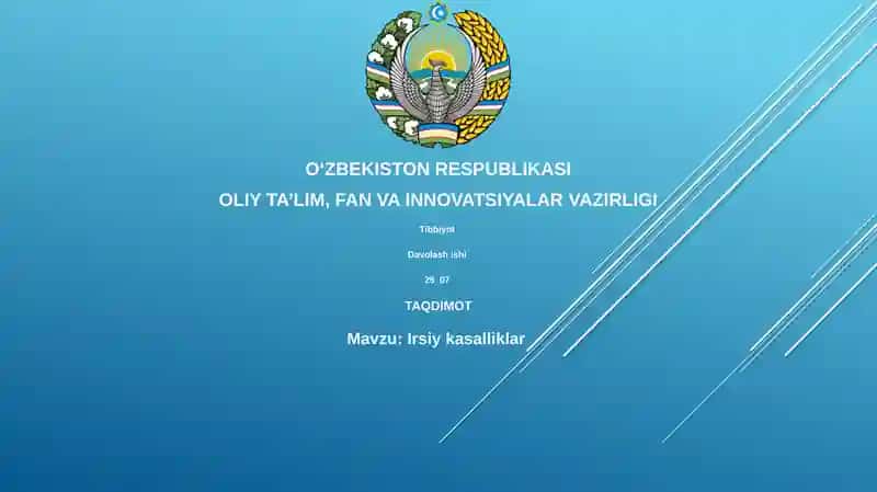 Irsiy kasalliklar