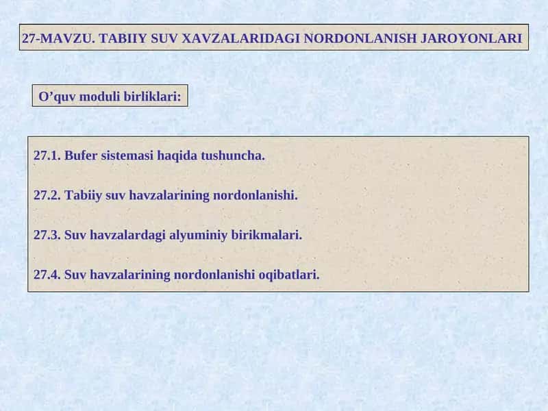 Bufer sistemasi 1