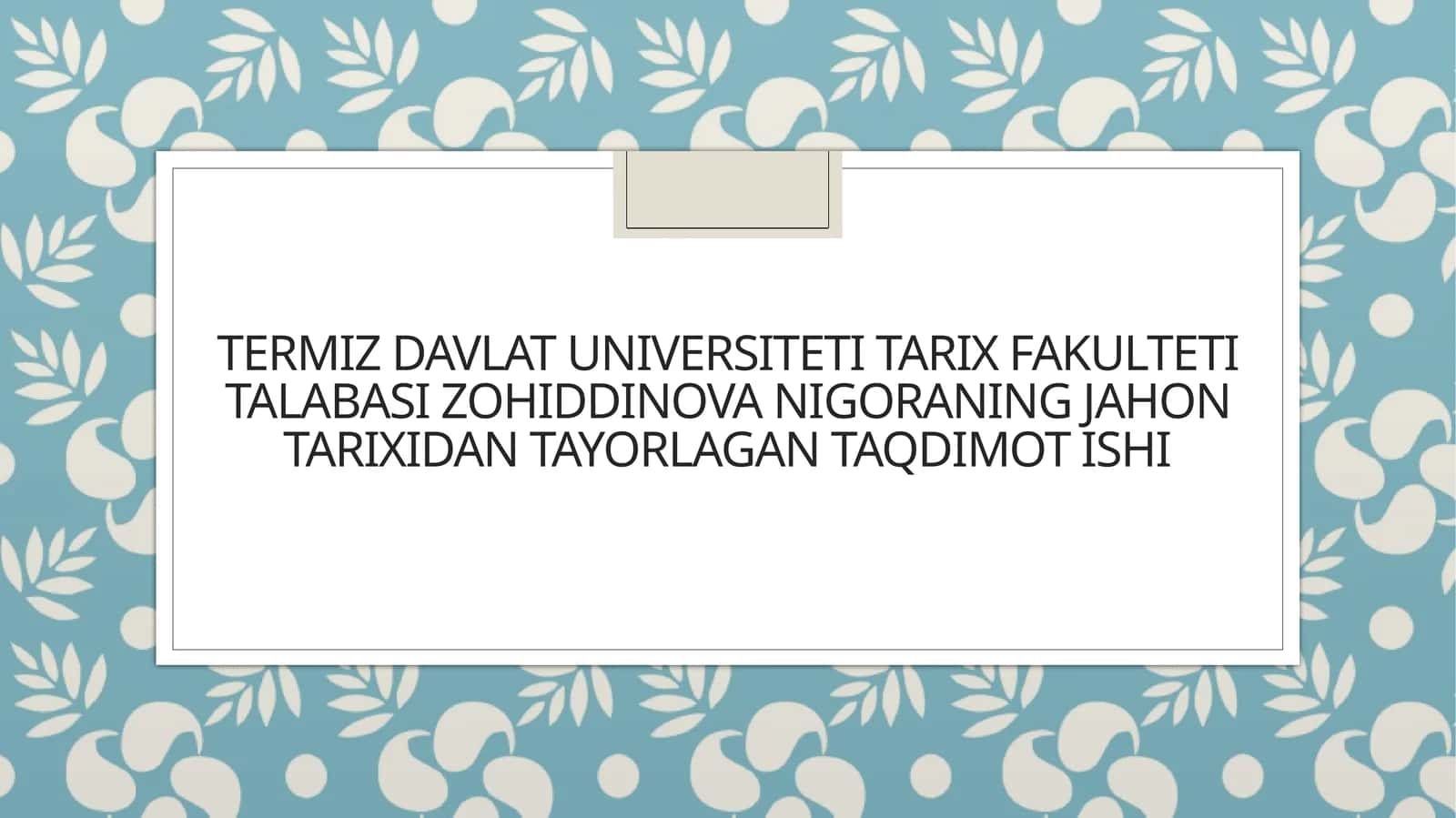 Yangi davrda Jabubi-sharqiy Osiyo davlatlari 1