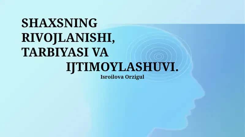 Ijtimoiy moslashuv 1