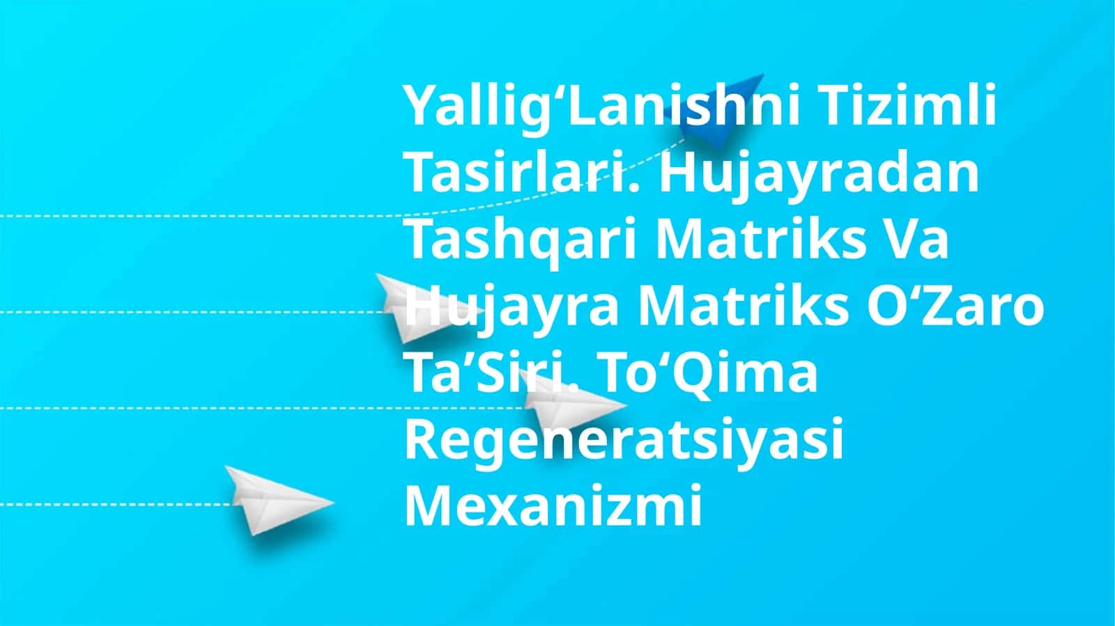 YalligʻLanishni Tizimli Tasirlari 1