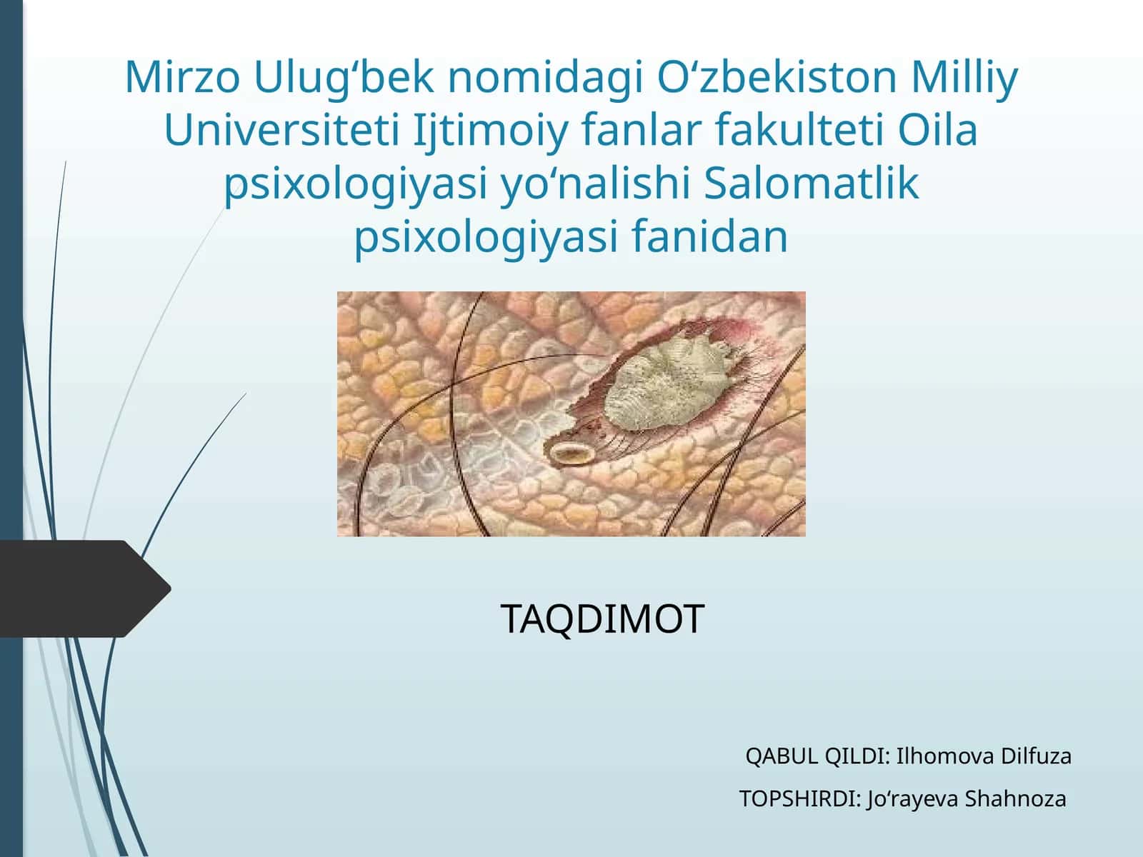 Teri kasalliklari haqida umumiy ma'lumot 1