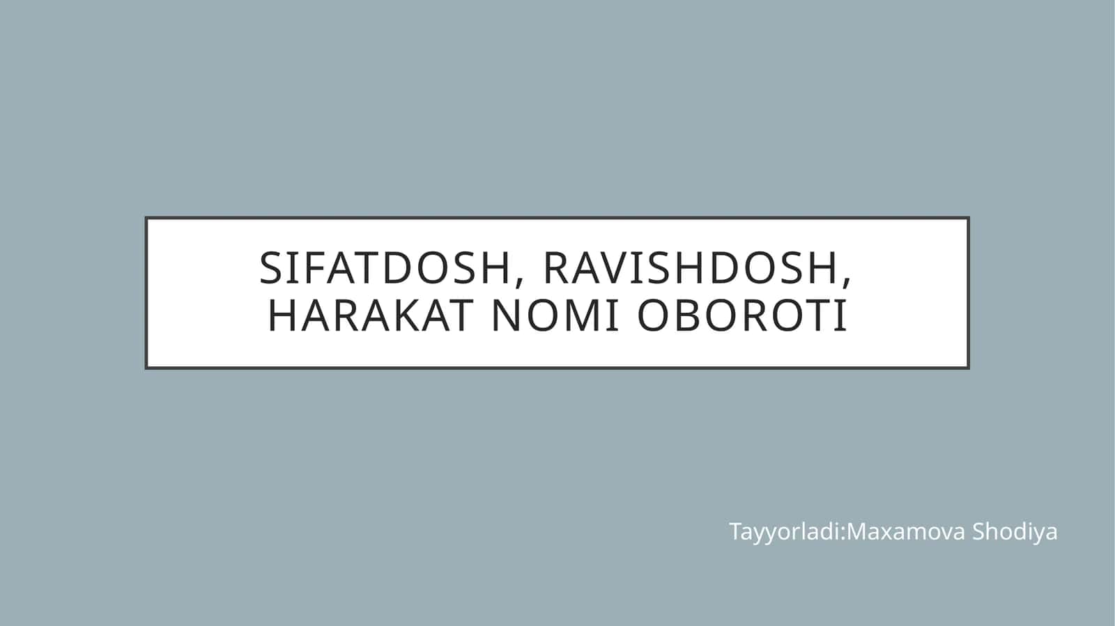 Harakat Nomi Formalari 1