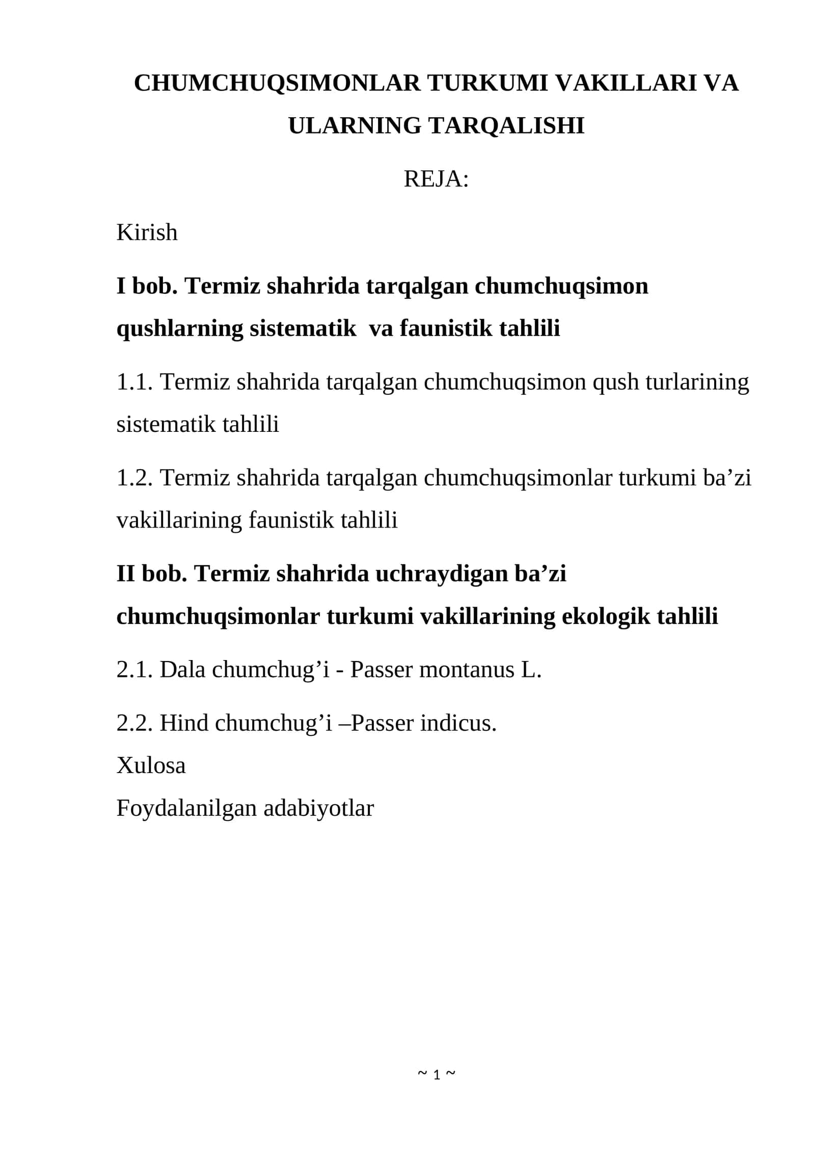 CHUMCHUQSIMONLAR TURKUMI VAKILLARI VA ULARNING TARQALISHI 1