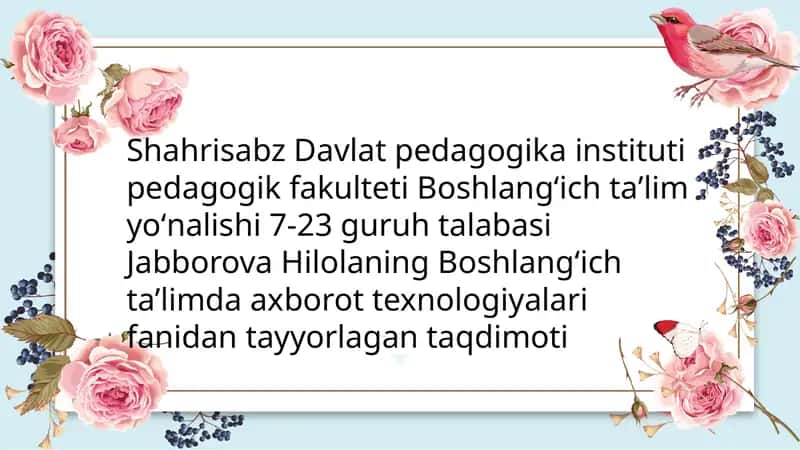Inklyuziv ta'limning metod va usullari 1