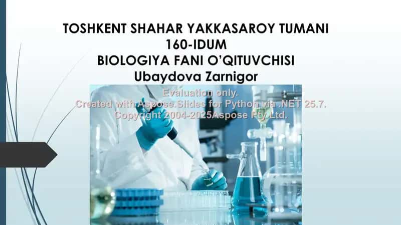 Biologiya fanida Mutatsiyalar haqida mustahkamlash 1