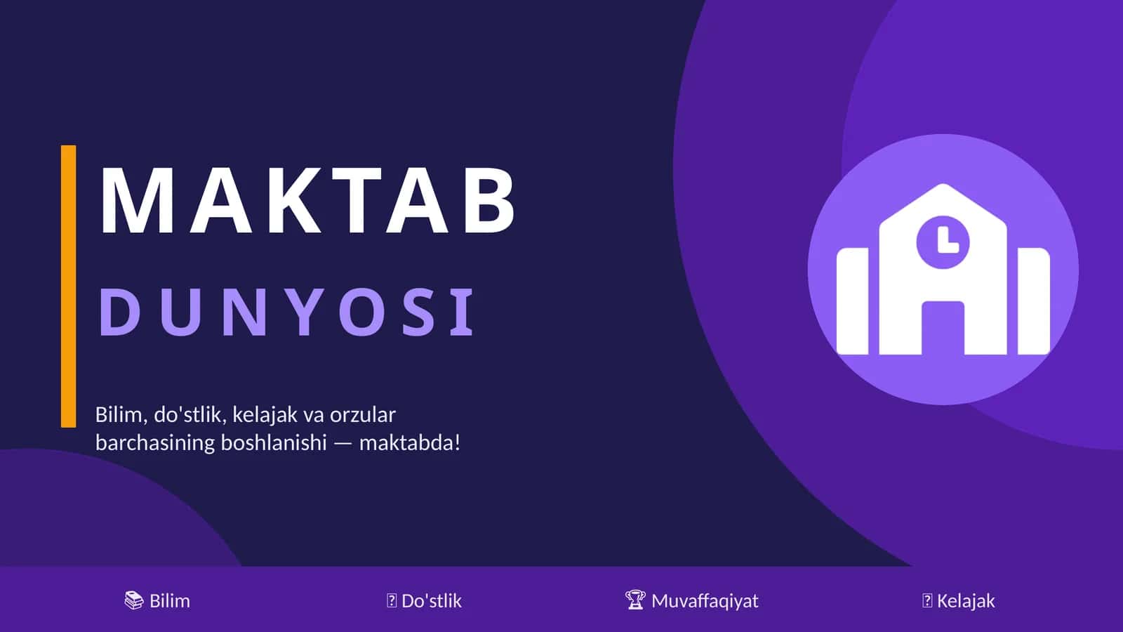 MAKTAB DUNYOSI 1