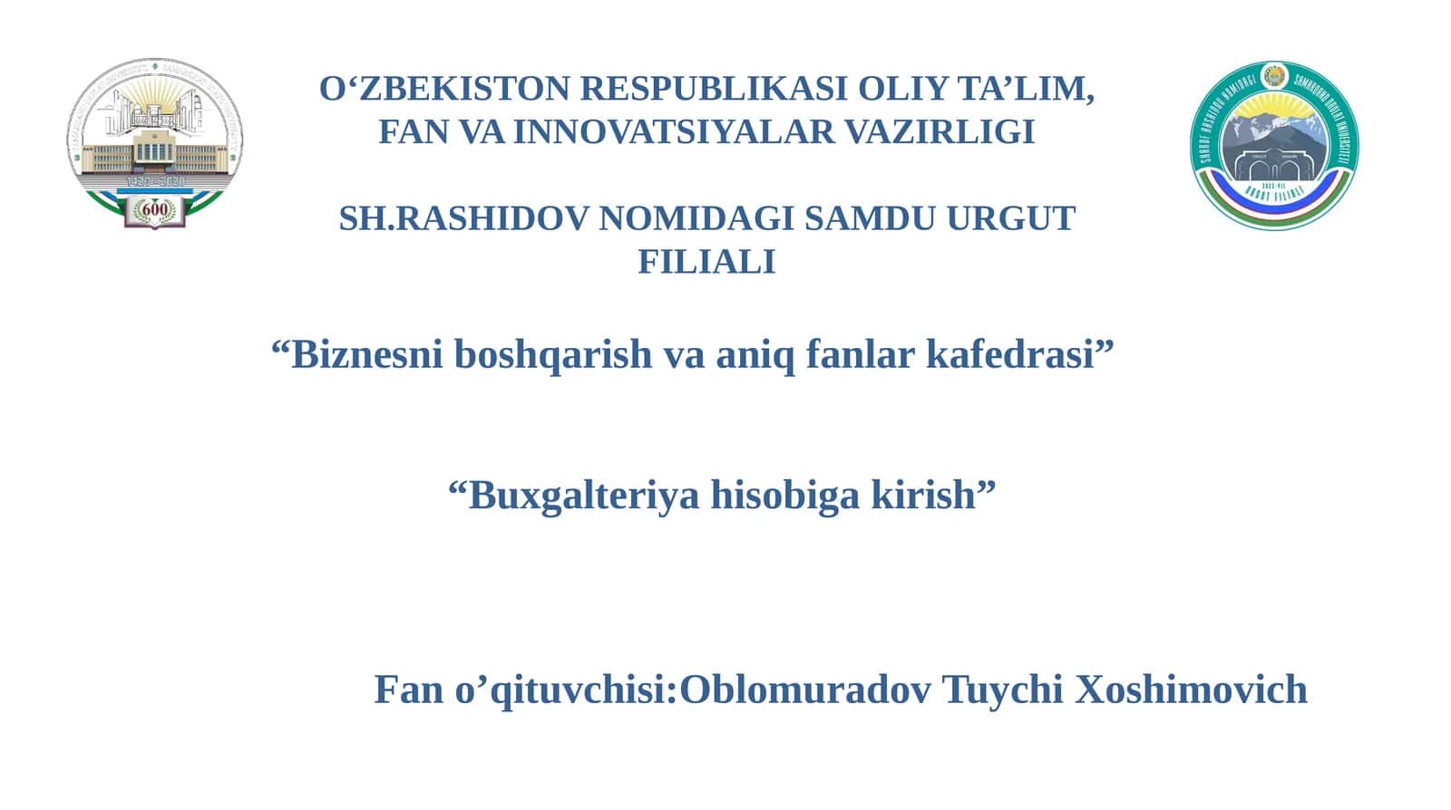 Buxgalteriya Hisobi 1