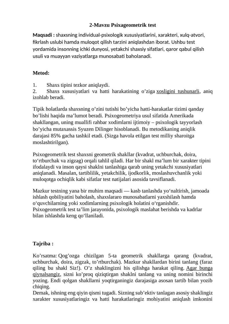 test psixologik 1
