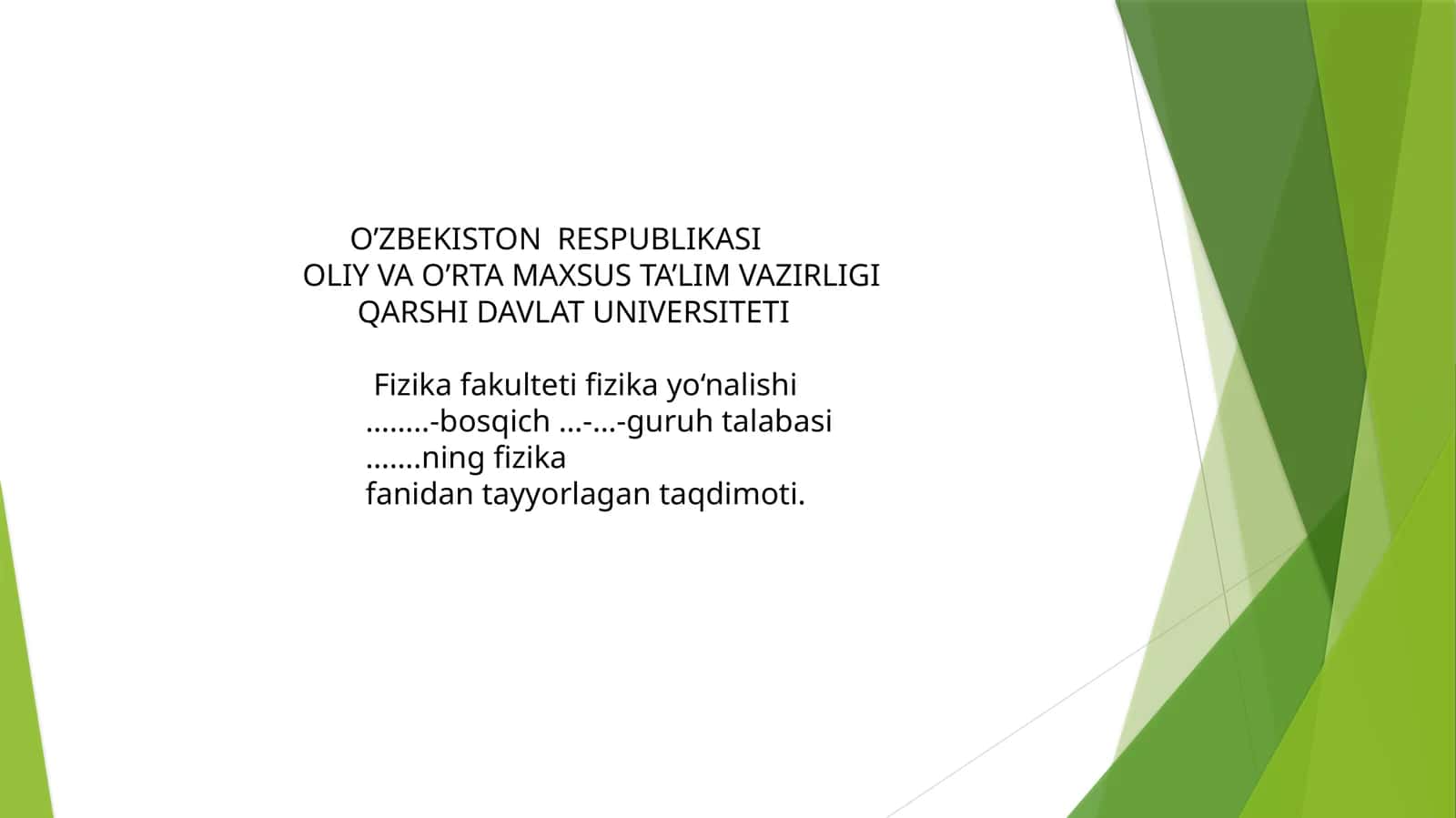 Mexanik quvvat va uning birligi mavzusida tayyor taqdimoti 1