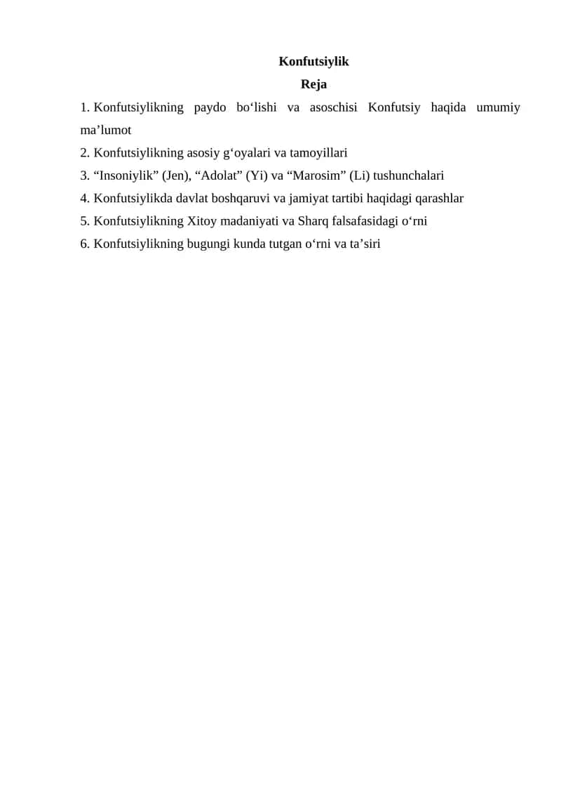 Konfutsiylik 1