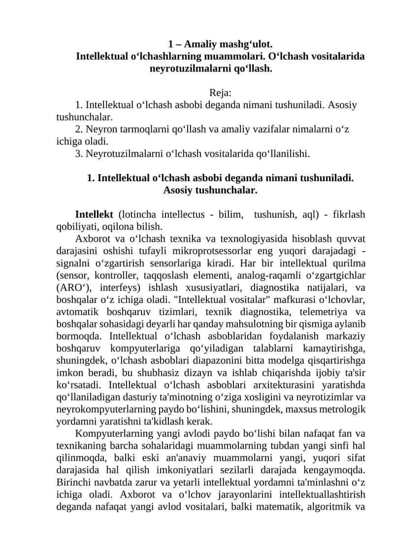 Intellektual o‘lchash asboblaridan foydalanish 1