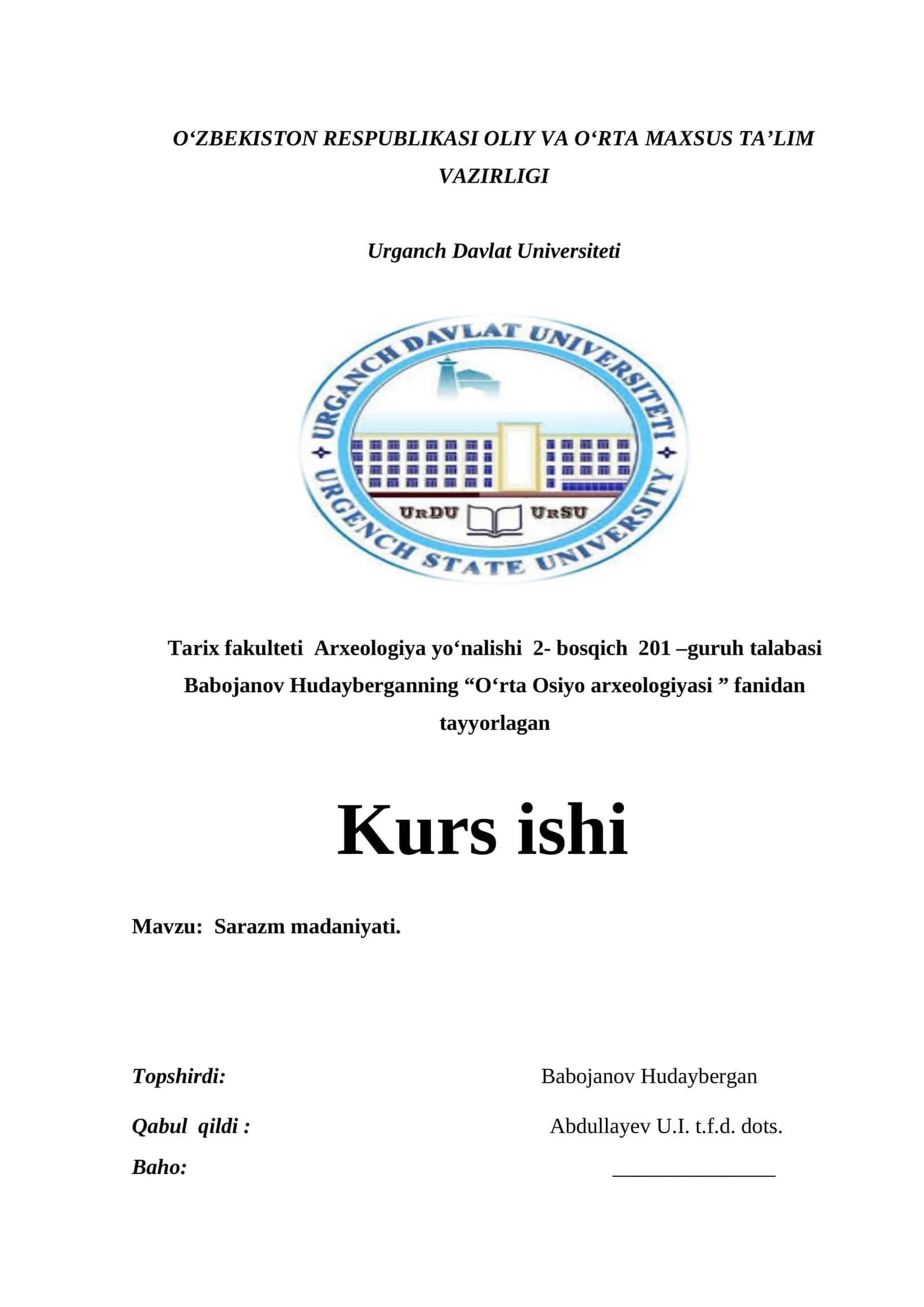 Sarazm madaniyati 1