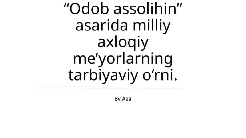 "Odob Assolihin" 1