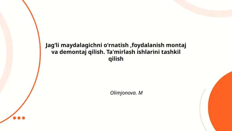 Jagʻli maydalagich 1