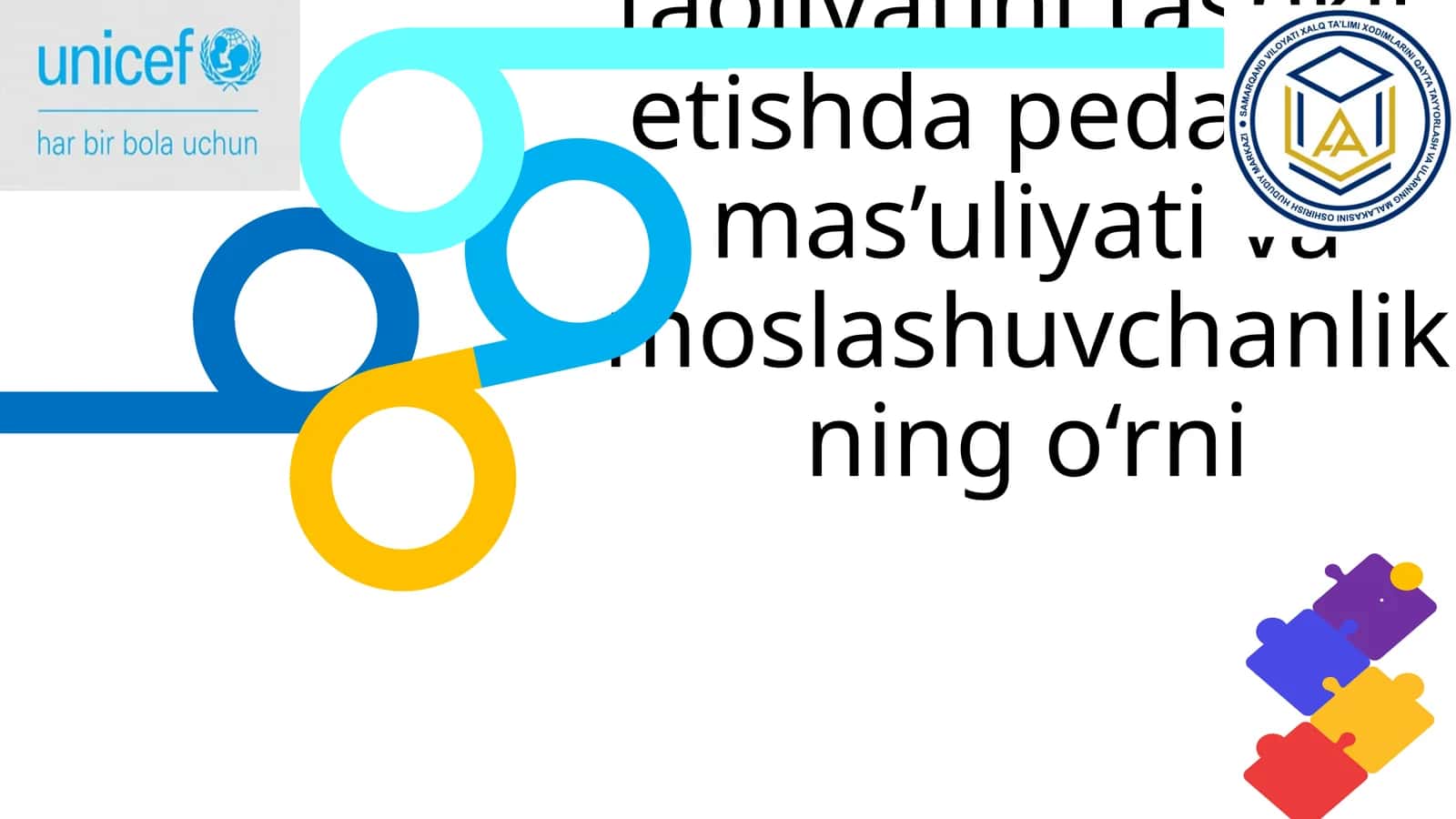 Boshlang‘ich ta’lim ning faoliyatini tashkiletishda pedagog mas’uliyati va moslashuvchanlikning o‘rni 1