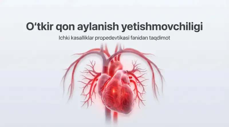 Oʻtkir qon aylanish yetishmovchiligi 1